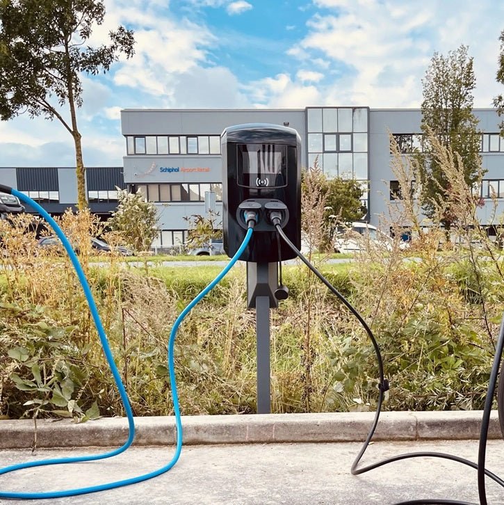 Alfen Eve Double Pro - line voorzijde kap grijs RAL7043 - Ecowatts.be
