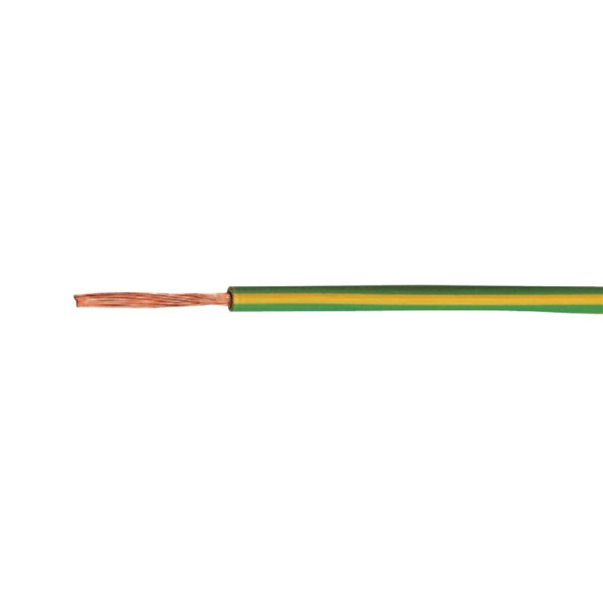 Aardingskabel 10mm² Eca H07V - K geel/groen - Ecowatts.be