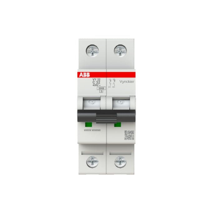 Automaat ABB Vynckier - 2 polig - C curve - Ecowatts.be