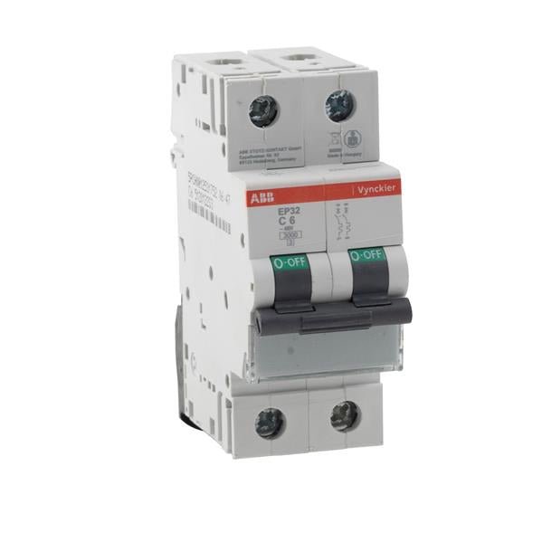Automaat ABB Vynckier - 2 polig - C curve - Ecowatts.be