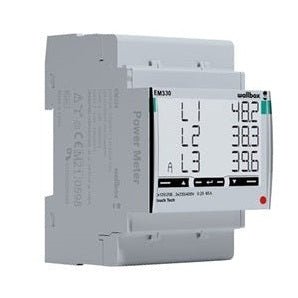 EM330 - Wallbox Meter 3 - fase 250A met klemmen - Ecowatts.be