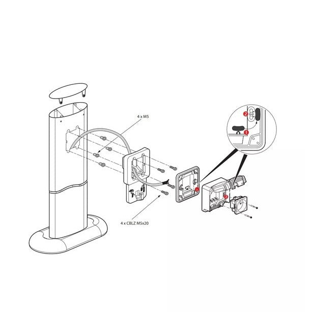 Legrand laadpaal 3.2kW mode 2