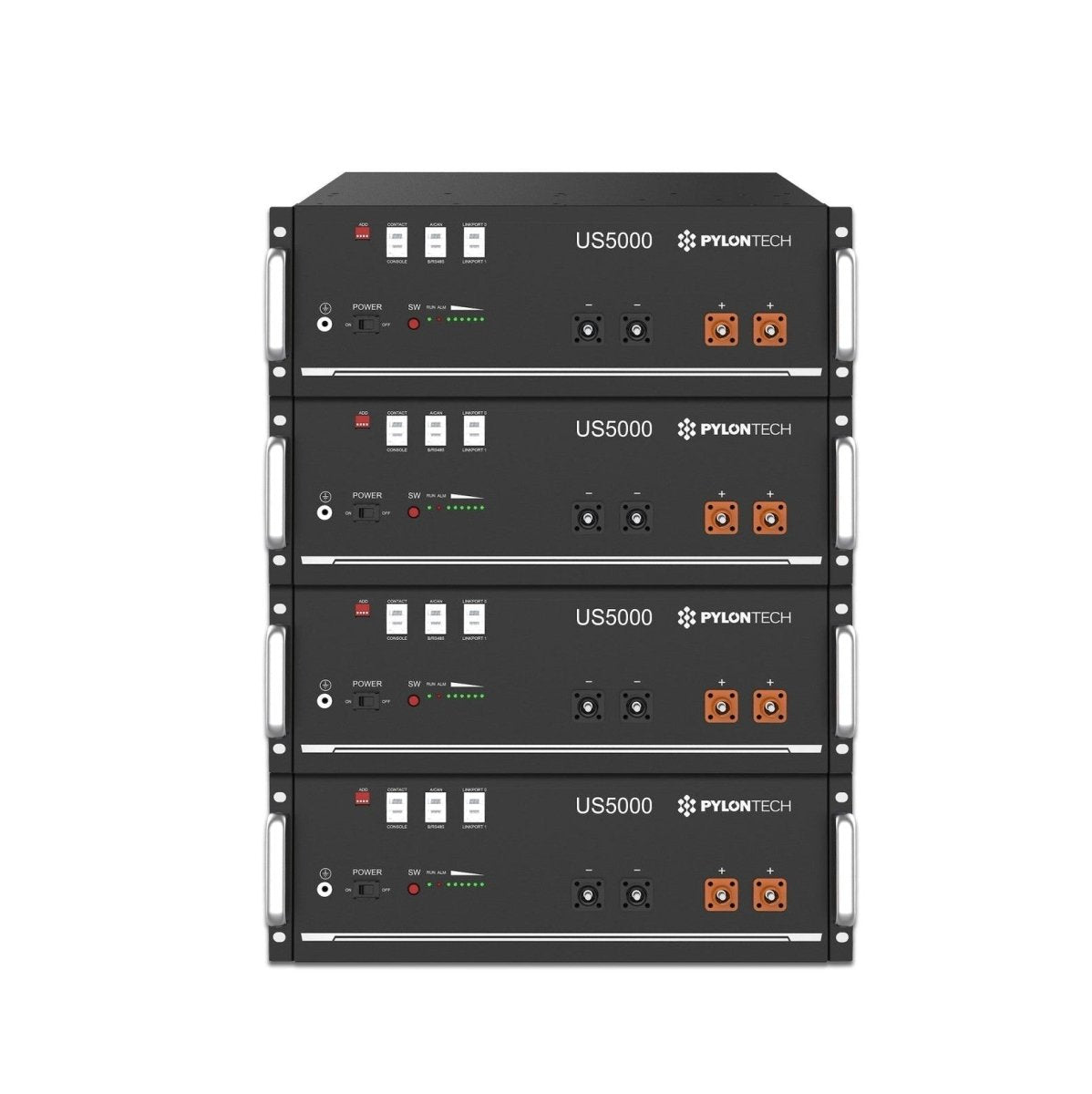 Pylontech US5000 LV 48V Batterij Module 4.8kWh - Ecowatts.be