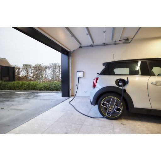 Smappee EV Wall 22kW V4- vaste kabel 8m - wit