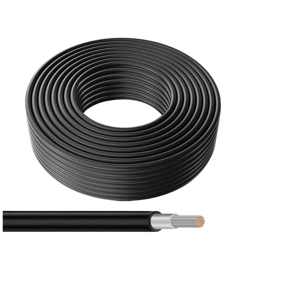 Solarkabel Cca zwart 10mm² per meter - Ecowatts.be
