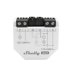 Shelly EM Gen3 Energiemeter CT Klem 50A