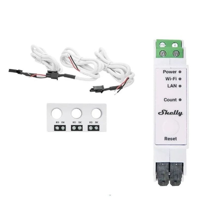 Shelly Pro 3EM-3CT63 energiemeter