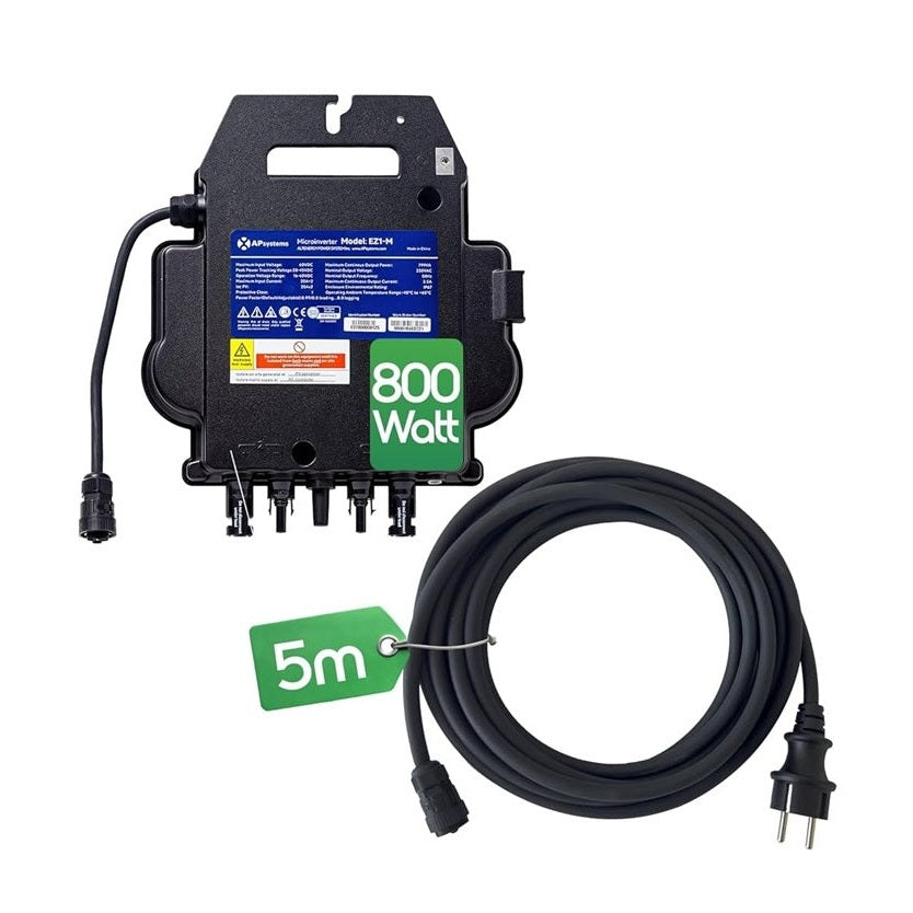 APsystems Plug&Play Micro-Omvormer EZ1-M-EU incl. kabel