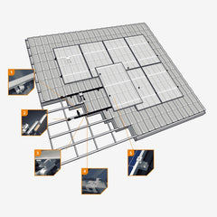 ClickFit Evo montagerail 1060mm